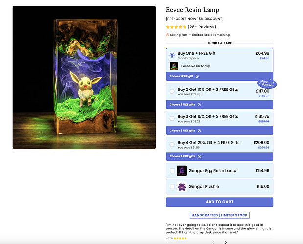 Generic product info