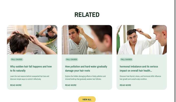 Blog home template