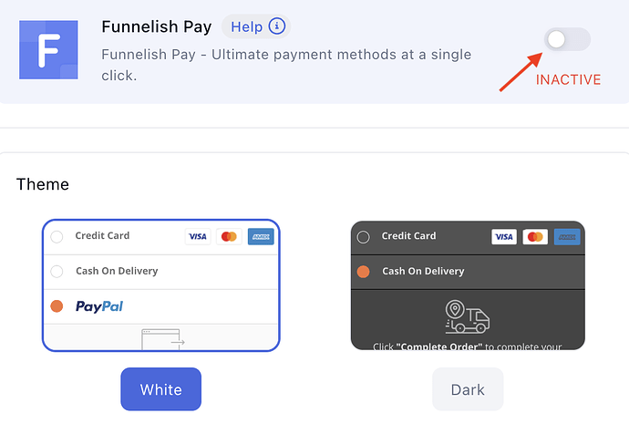 Choosing a Funnelish Pay theme