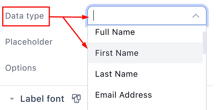 Choosing a data type