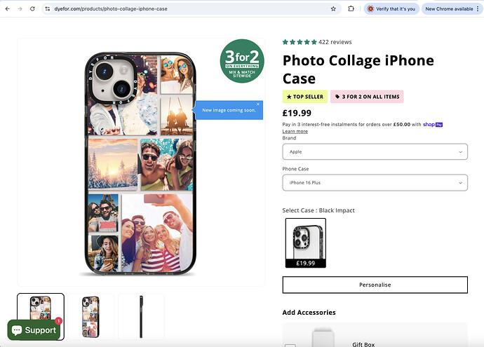 Shopify product page