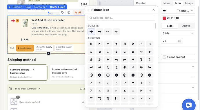 Pointer icon