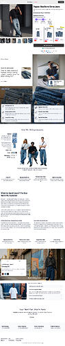 Barrel Jeans Landing Page - Barrel jeans landing page with Solo Duo Triple bundles and buy more save more discount tiers