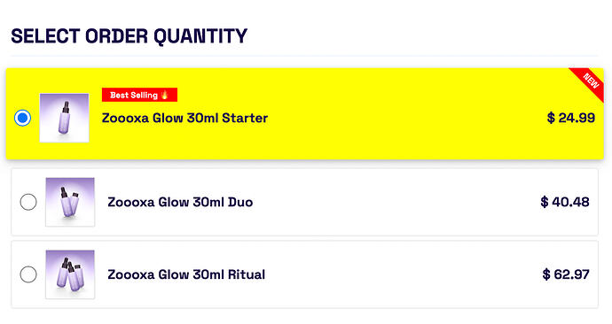 Funnelish product highlighting