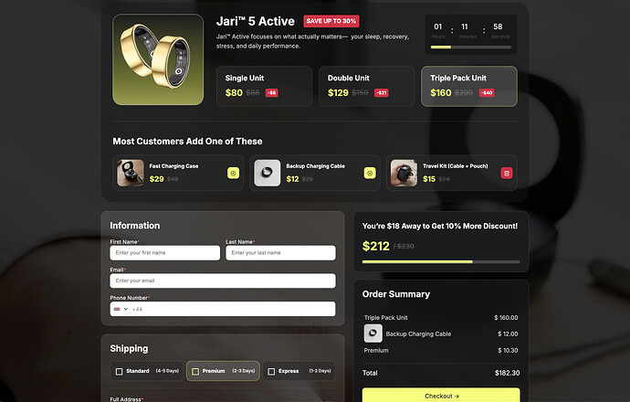 Checkout Page
