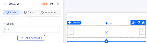 A new Carousel on the page