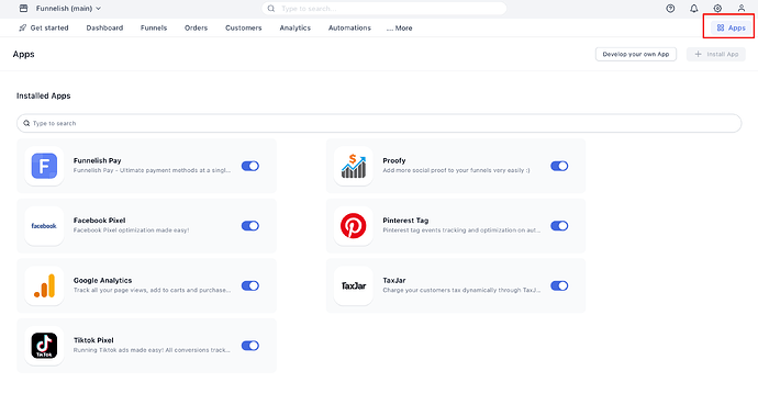 Pinterest Tag default ID in Global Apps