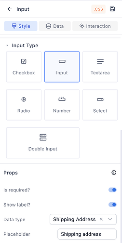 Customizing input types in the Funnelish checkout form