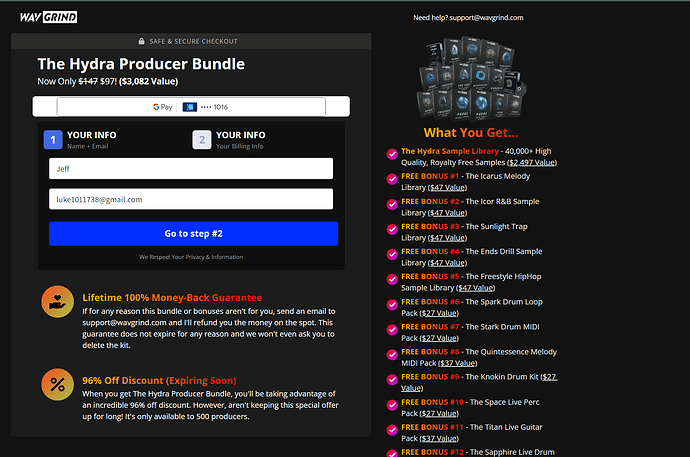 desktop express checkout