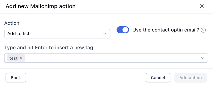 Configure list and tag settings