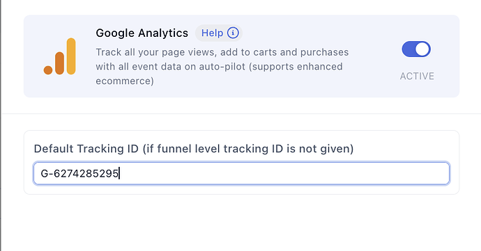 Pasting the Measurement ID into the Google Analytics app