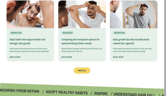 Category page template