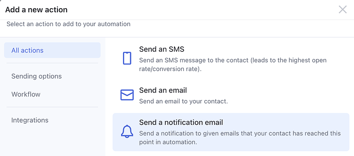 Notification Email