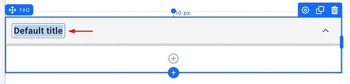 Typing the question