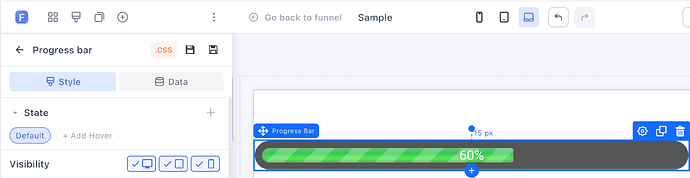 Adding a progress bar