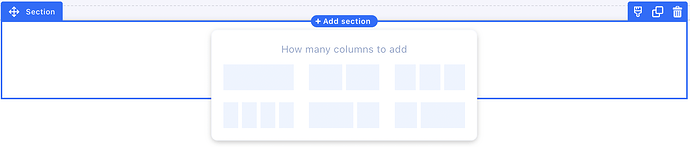 Choosing the columns for a new row