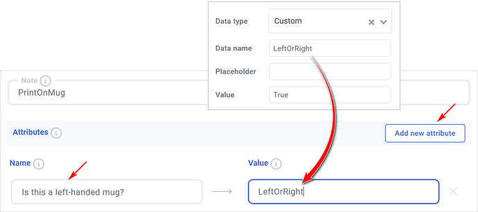 Mapping Data Names using bracket syntax in the automation settings