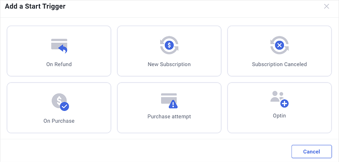 Select On Purchase trigger