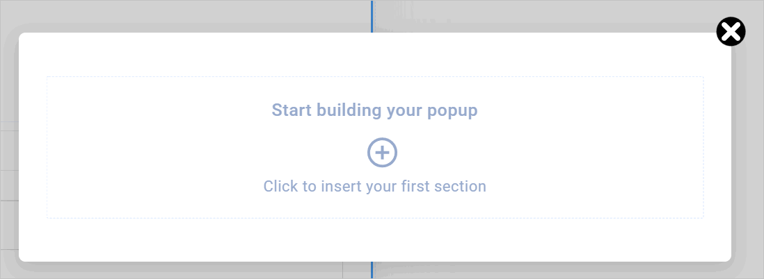 The default popup