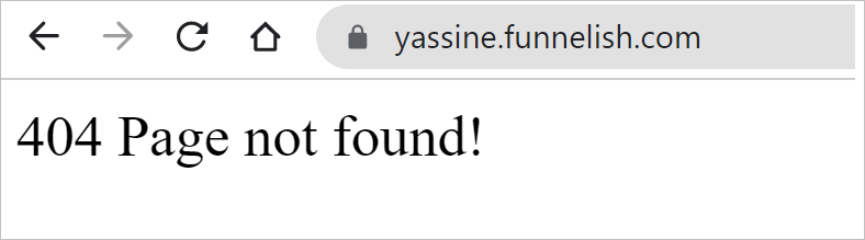 The 404 nobody should see