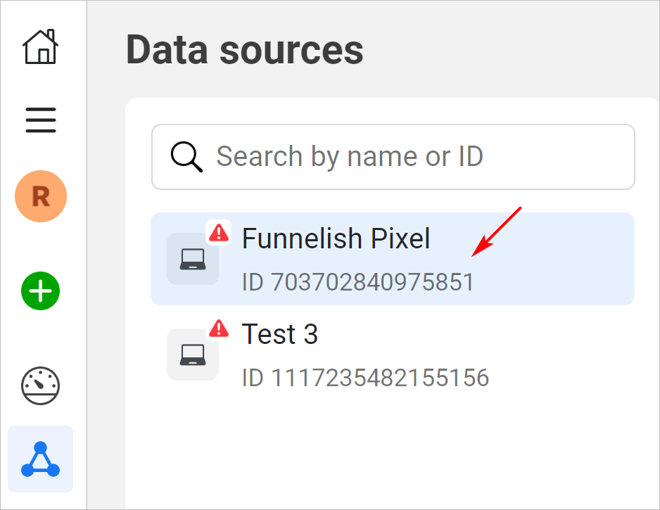 Copying the Pixel ID from Meta Events Manager