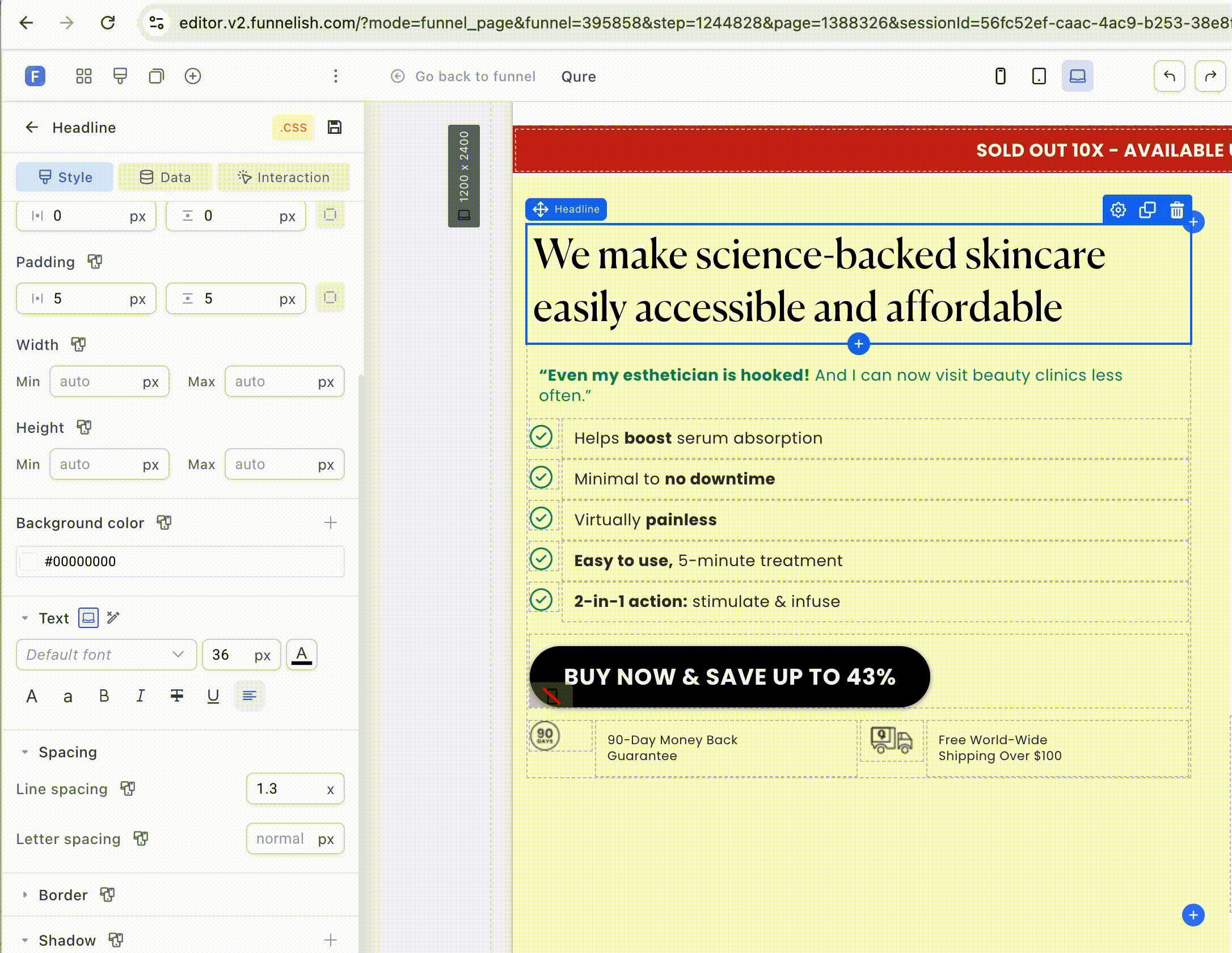 Setting a different background per device
